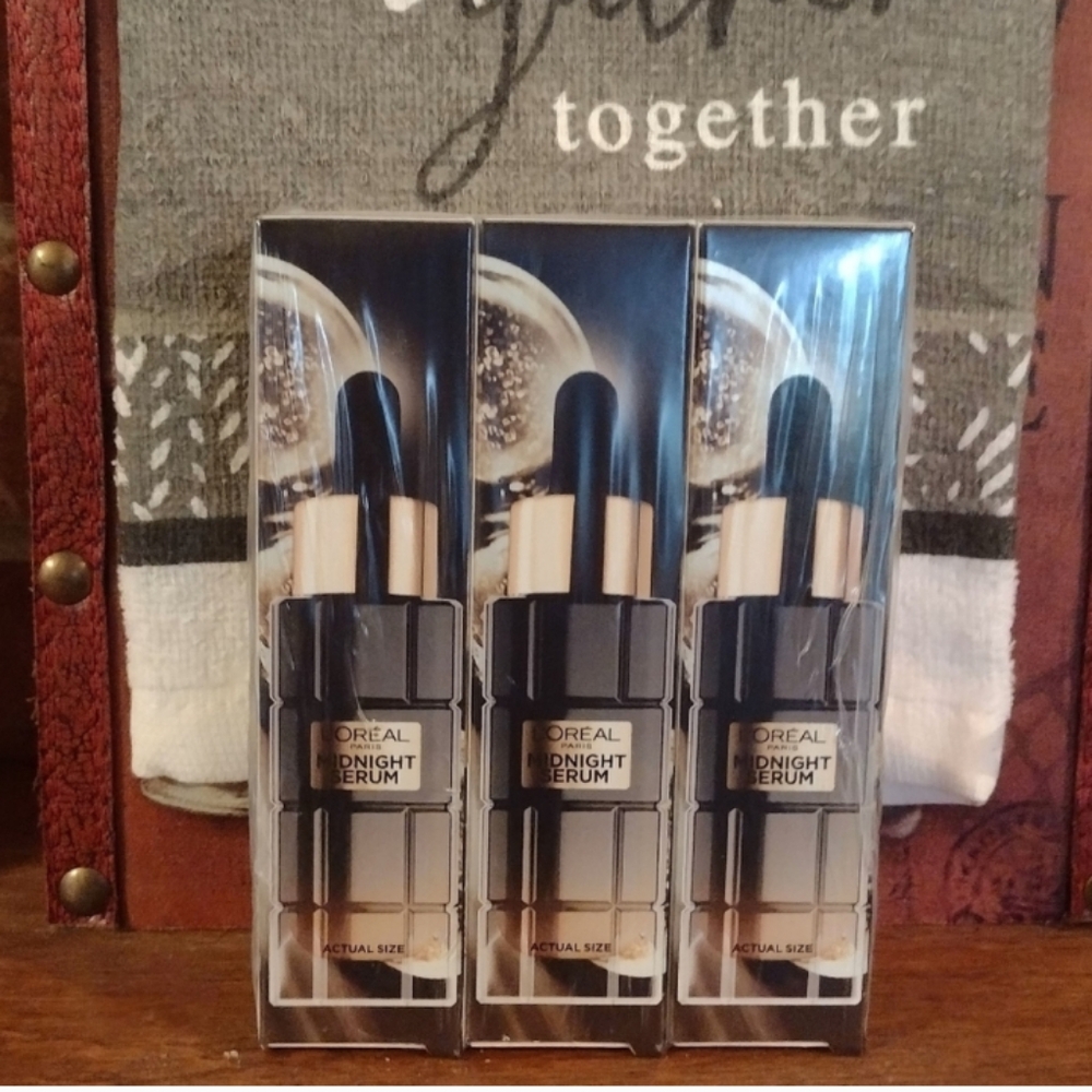 Lot of 3 L'Oreal Night Serum.